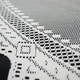preview thumbnail 56 of 73, Design Imports White Snow Village Lace Kitchen Tablecloth
