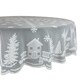 preview thumbnail 18 of 73, Design Imports White Snow Village Lace Kitchen Tablecloth