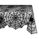 preview thumbnail 16 of 73, Design Imports White Snow Village Lace Kitchen Tablecloth 54x72" - Spider Web