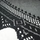 preview thumbnail 65 of 73, Design Imports White Snow Village Lace Kitchen Tablecloth