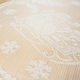 preview thumbnail 3 of 73, Design Imports White Snow Village Lace Kitchen Tablecloth