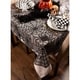 preview thumbnail 23 of 73, Design Imports White Snow Village Lace Kitchen Tablecloth