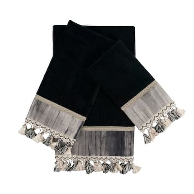 Sherry Kline Ambiance 3-piece Decorative Embellished Towel Set