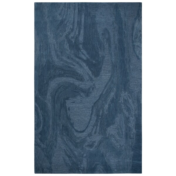 Rizzy Home Fifth Avenue Blue Abstract Area Rug - 5' x 8'