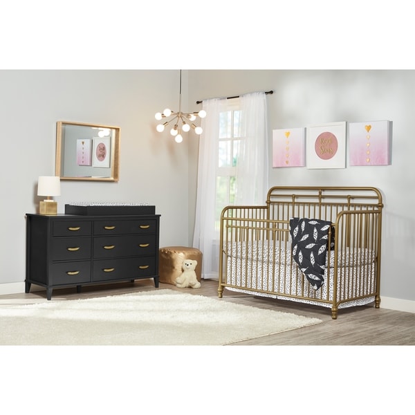 monarch hill hawken crib black