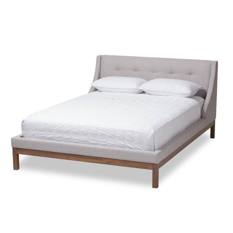 Strick & Bolton Vija Contemporary Fabric Platform Bed
