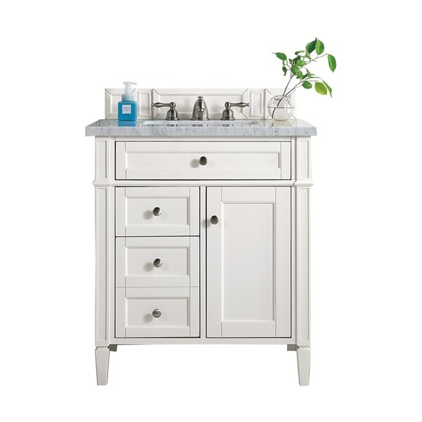 Shop Wyndham Collection Acclaim White 30 Inch Single