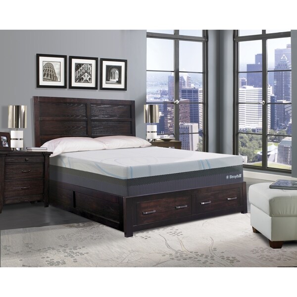 Broyhill O2 10 Inch Eastern King Size Liquid Gel Latex Foam Broyhill O2 10 Inch Eastern King Size Liquid Gel Latex Foam Mattress With Celliant Fiber