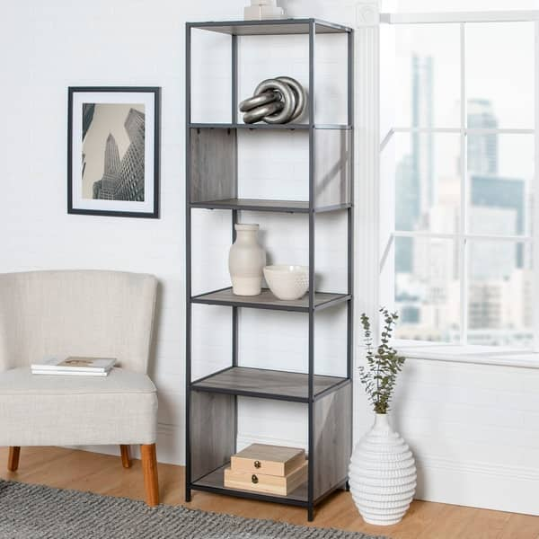 Carbon Loft Geller 70 Inch Bookshelf Tower Overstock 21195198