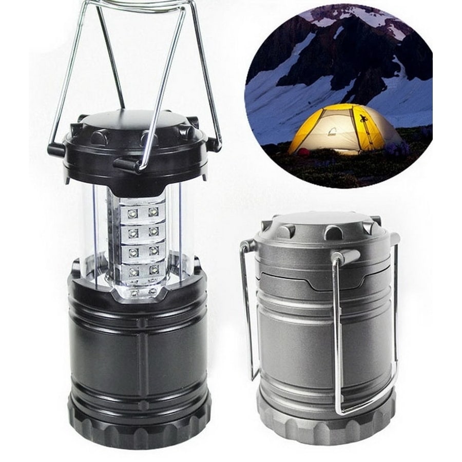 Outdoor Lantern Lamp 48 LED Light Super Bright Camping Garden Torch w Handle NEW 