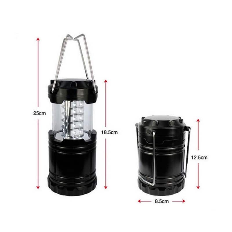 LED Collapsible Portable Military Tac Lantern, Outdoor Battery Ultra ...