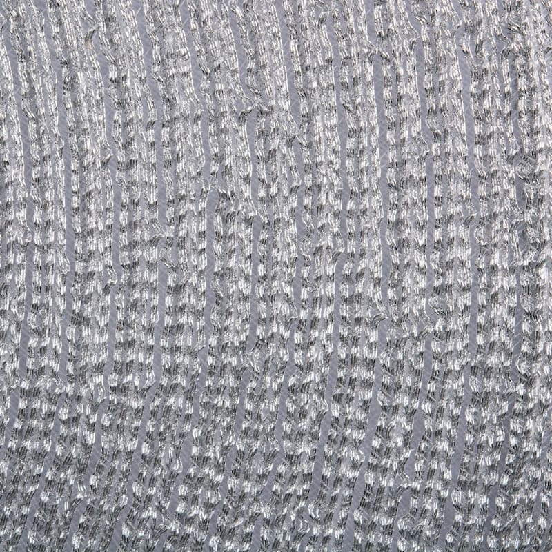 Design Imports Round Metallic Polypropolene Kitchen Placemat Set of 6)