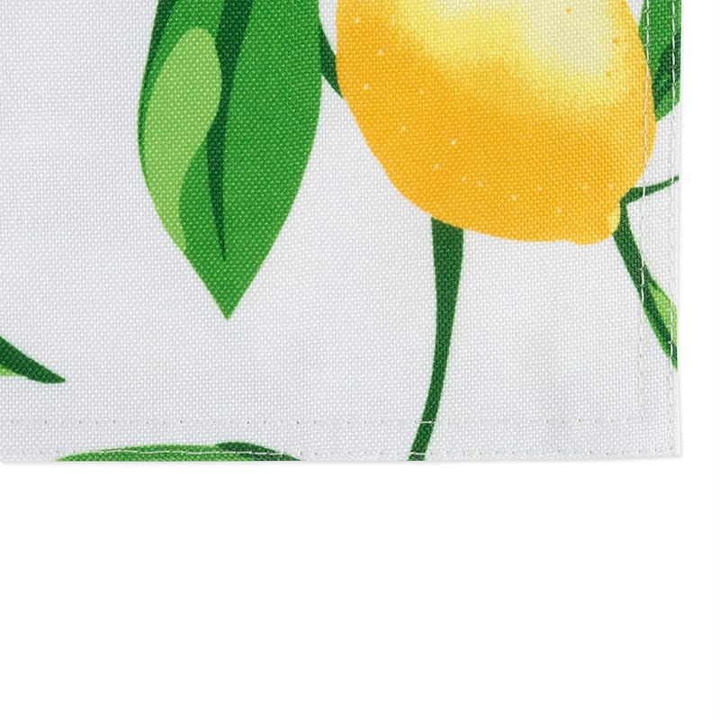 Design Imports Summer Stripe Polyester Outdoor Placemat Set (Set of 6)