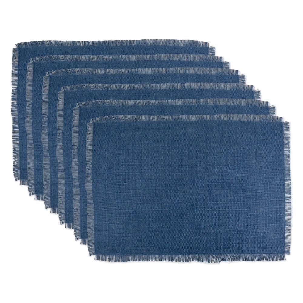 Design Imports Gray Jute Kitchen Placemat Set (Set of 6)