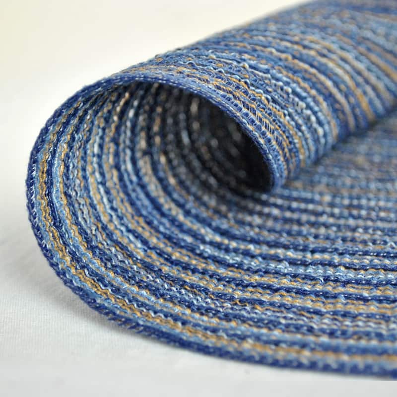 Design Imports Variegated Woven Polypropylene Round Placemats (Set of 6)