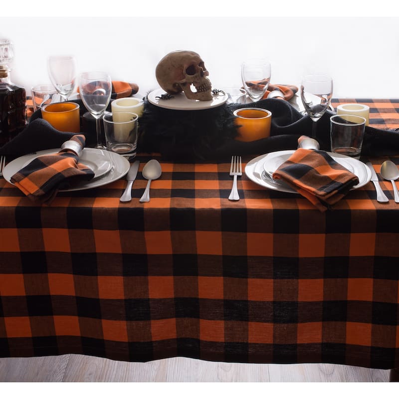 DII Buffalo Check Kitchen Tablecloth