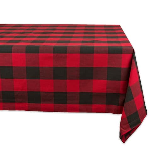 DII Buffalo Check Kitchen Tablecloth