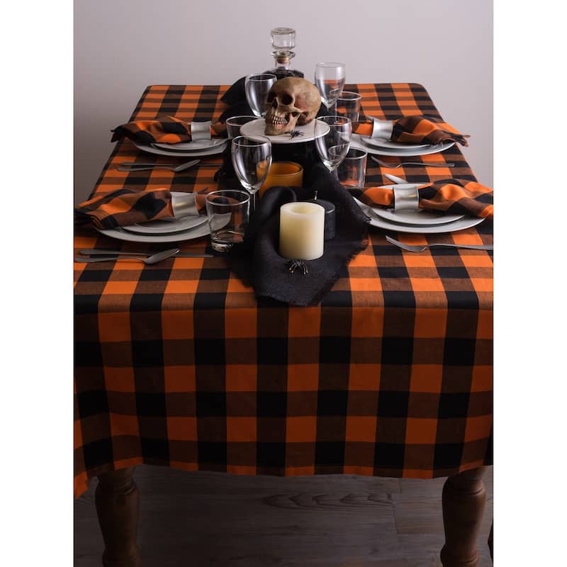 DII Buffalo Check Kitchen Tablecloth