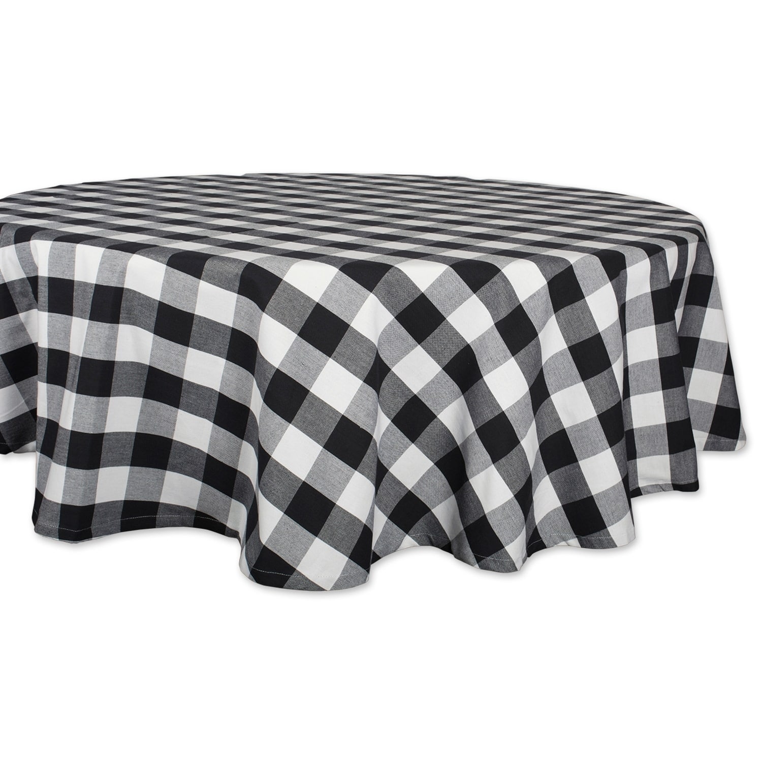 black and red tablecloth