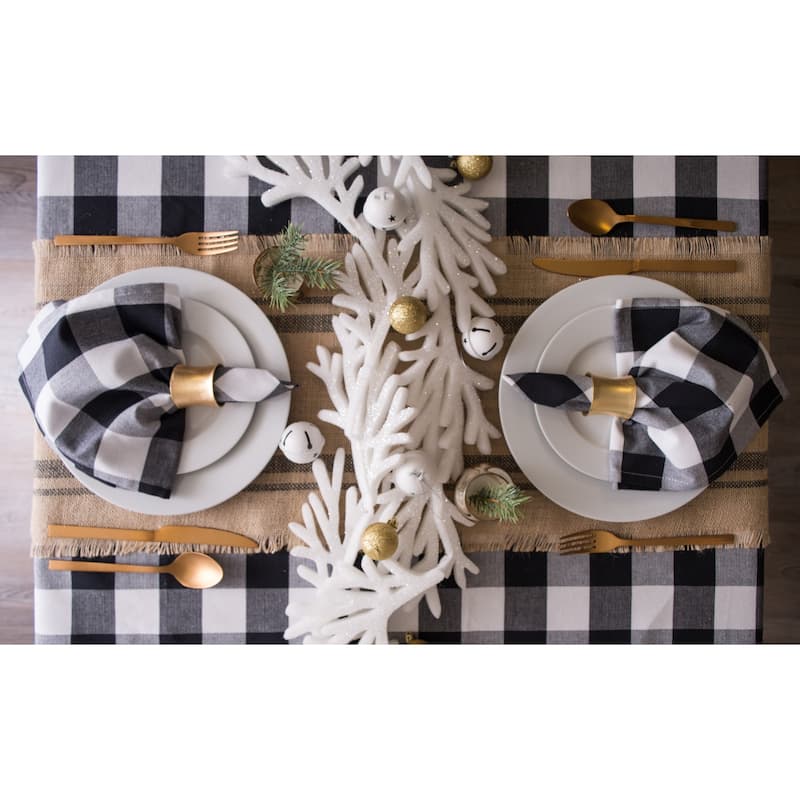 DII Buffalo Check Kitchen Tablecloth