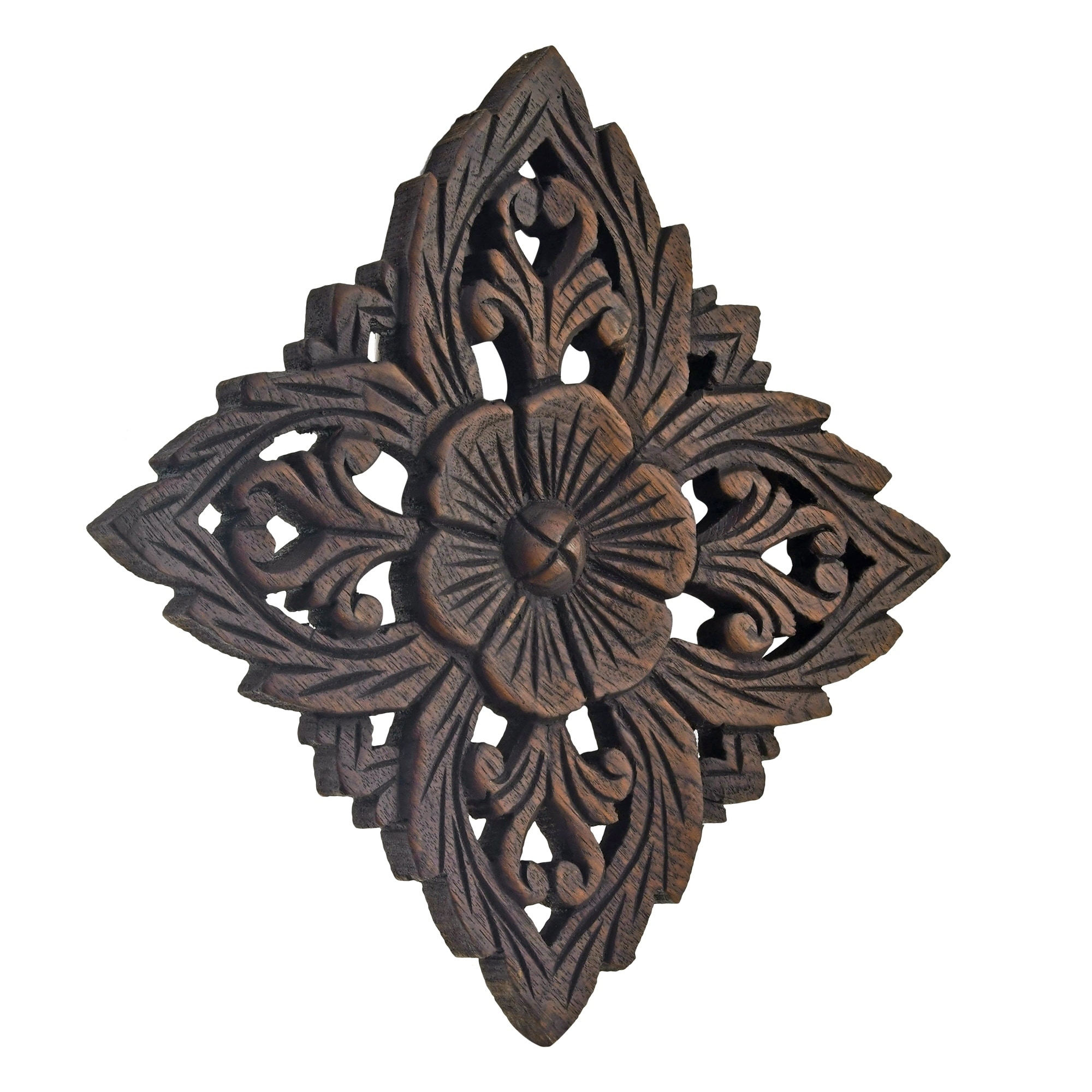 Handmade Amazing Floral Inspired Hand Carved Wooden Wall Art