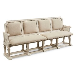 A.R.T. Furniture Arch Salvage Becket Dining Bench - Parch (Ivory)