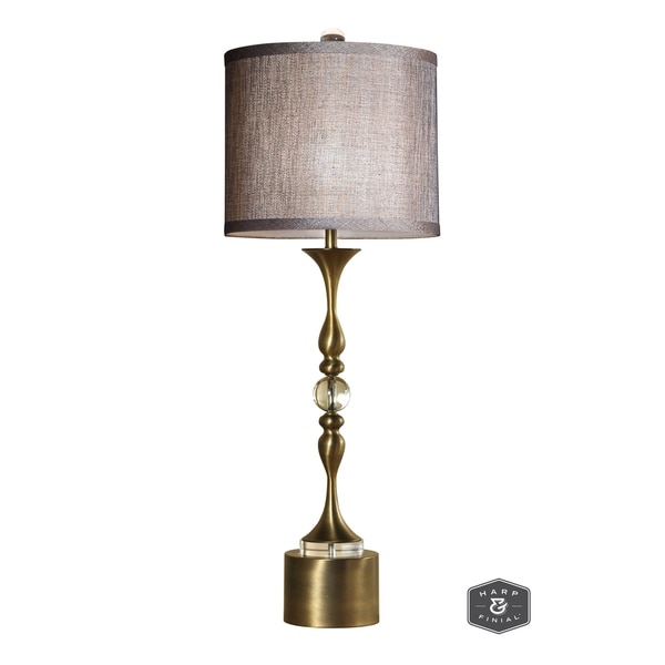 antique brass table lamp base