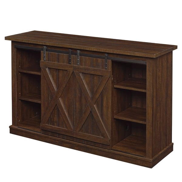 Cottonwood Tv Stand For Tvs Up To 60 Inches Sawcut Espresso Overstock 21214836