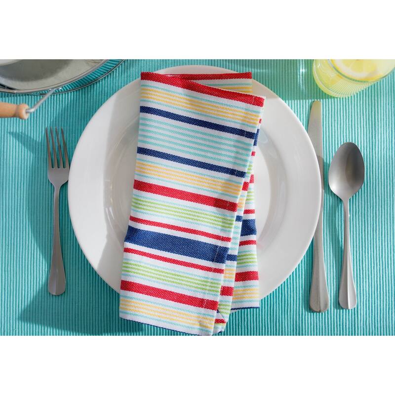 Design Imports Ribbed Kitchen Placemat Set (Set of 6) 13x19