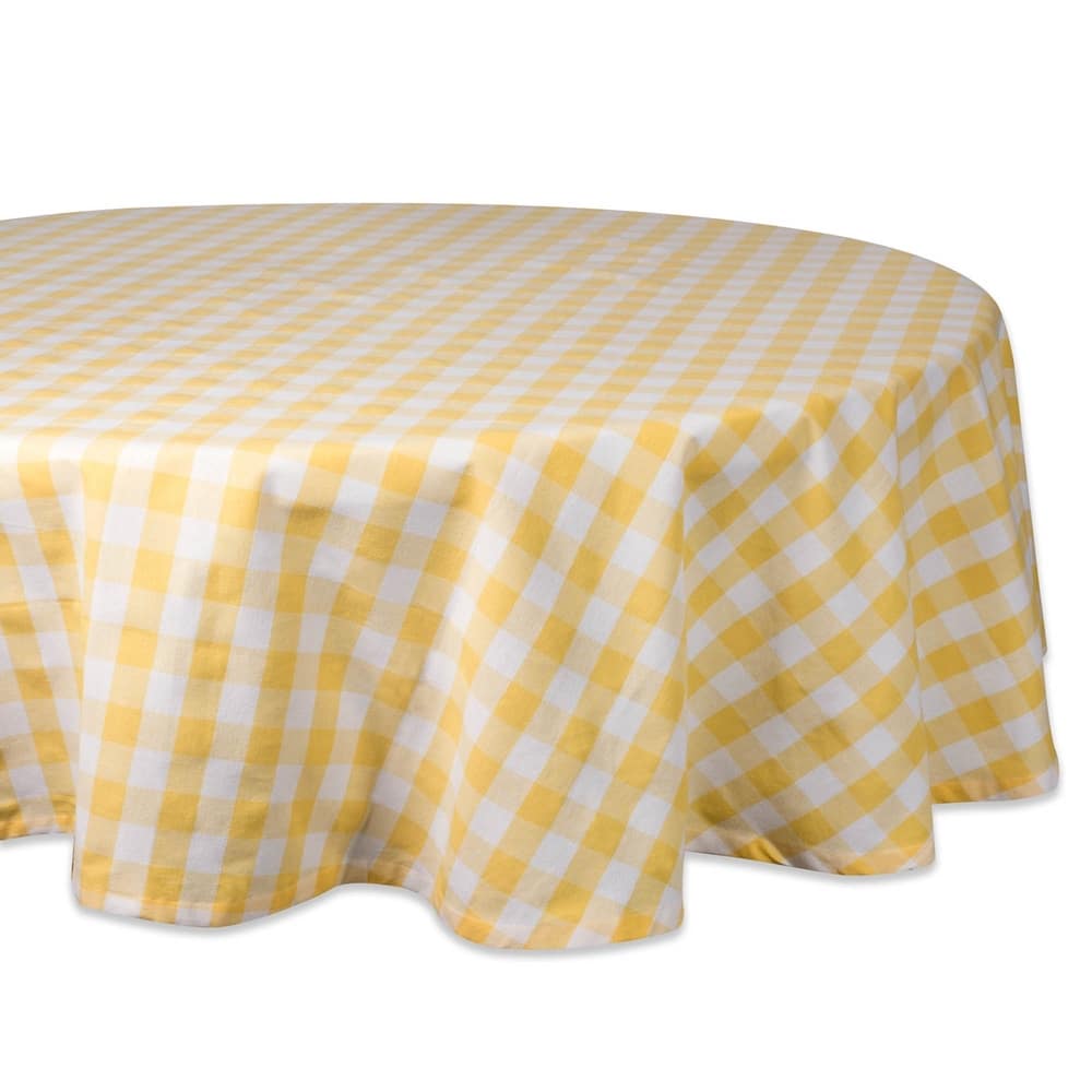 DII Checkers Kitchen Tablecloth