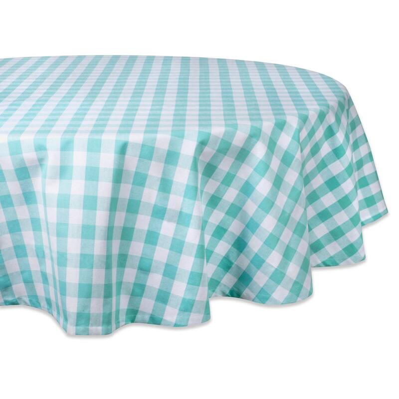 DII Checkers Kitchen Tablecloth