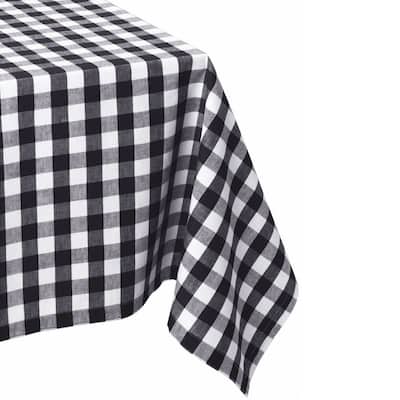 DII Checkers Kitchen Tablecloth