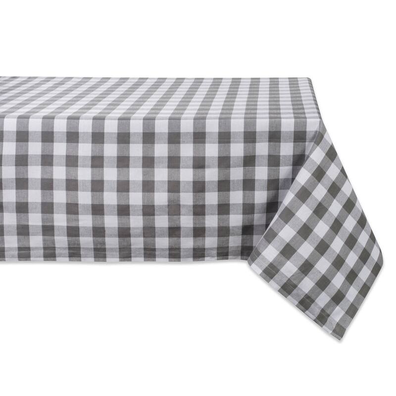 DII Checkers Kitchen Tablecloth