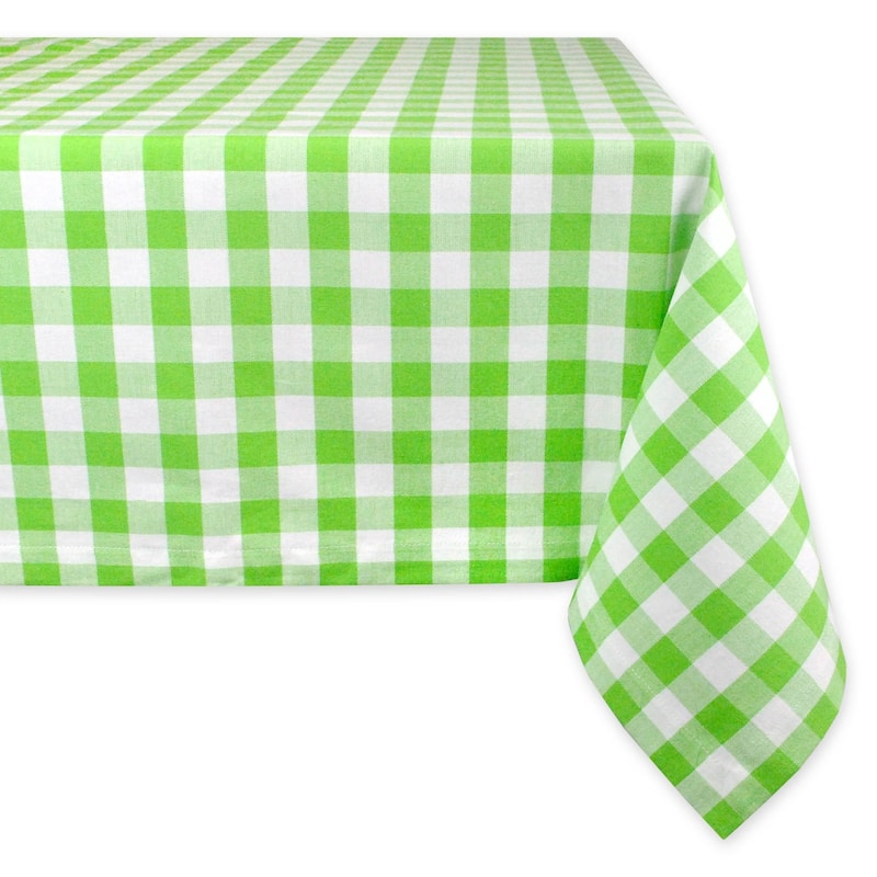 DII Checkers Kitchen Tablecloth