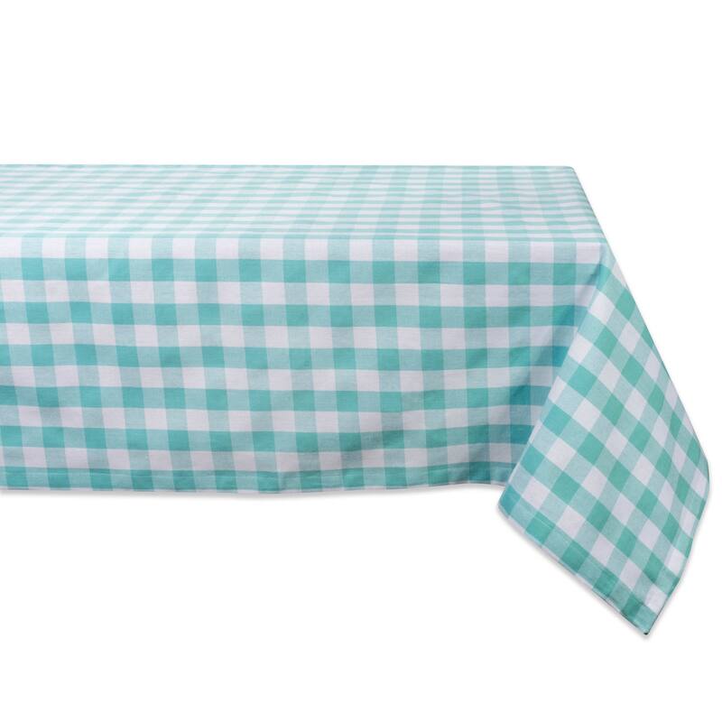 DII Checkers Kitchen Tablecloth