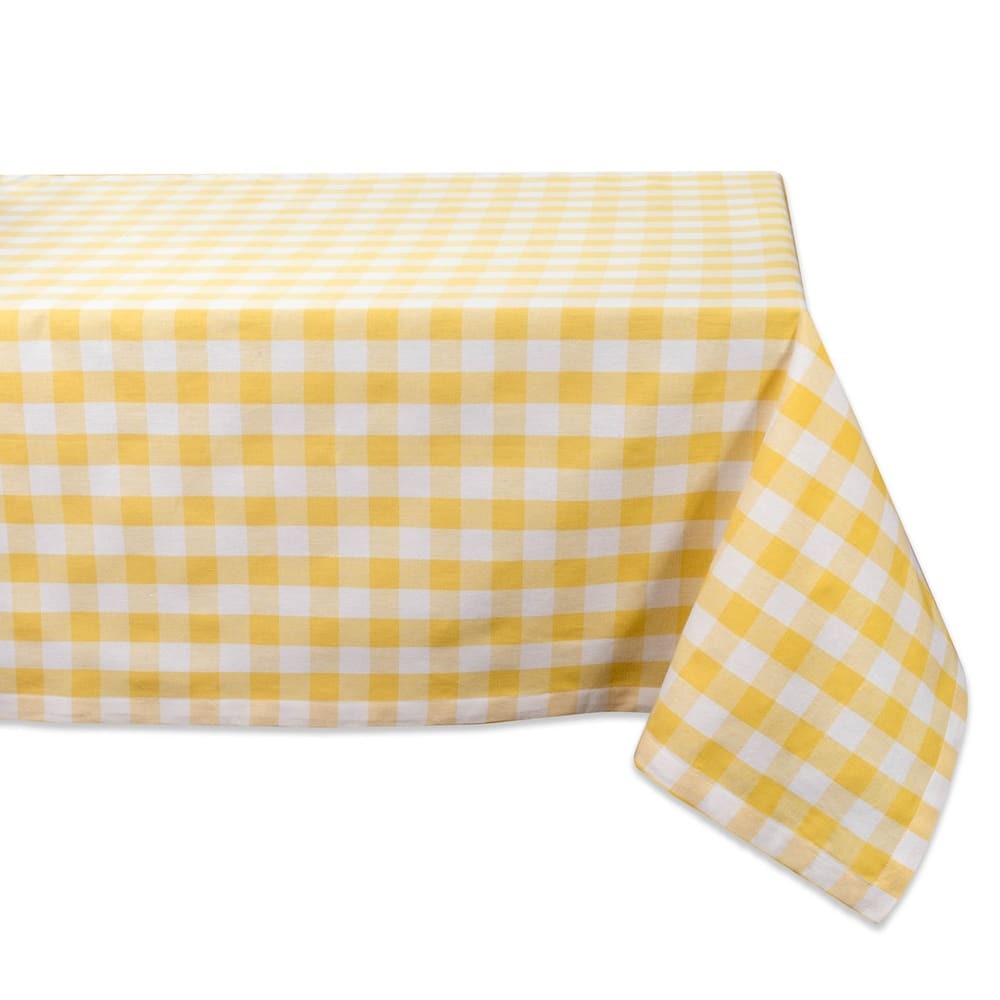 DII Checkers Kitchen Tablecloth