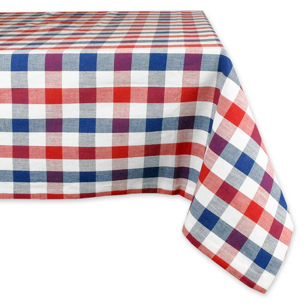 DII Checkers Kitchen Tablecloth