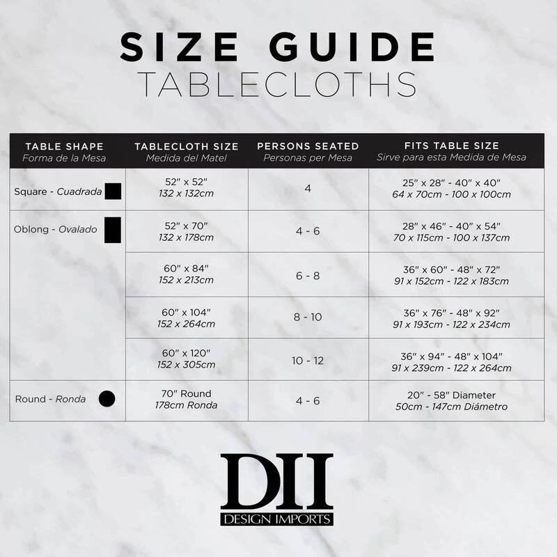 DII Checkers Kitchen Tablecloth
