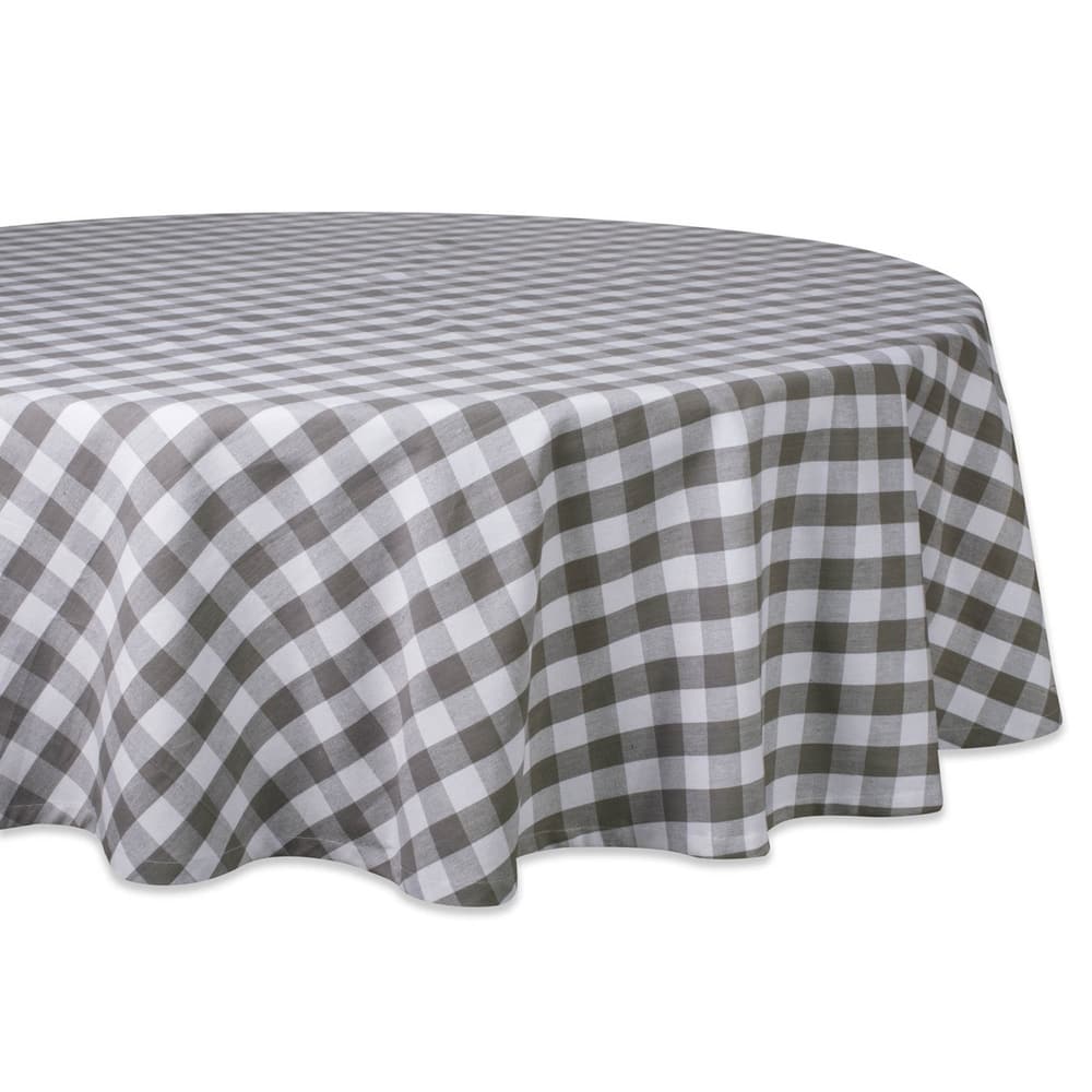 DII Checkers Kitchen Tablecloth