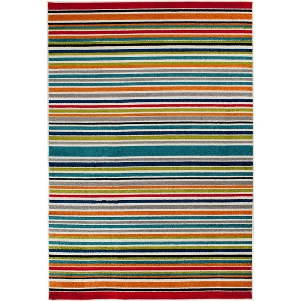 Terrace Tropic Santee Multicolored Striped Indoor