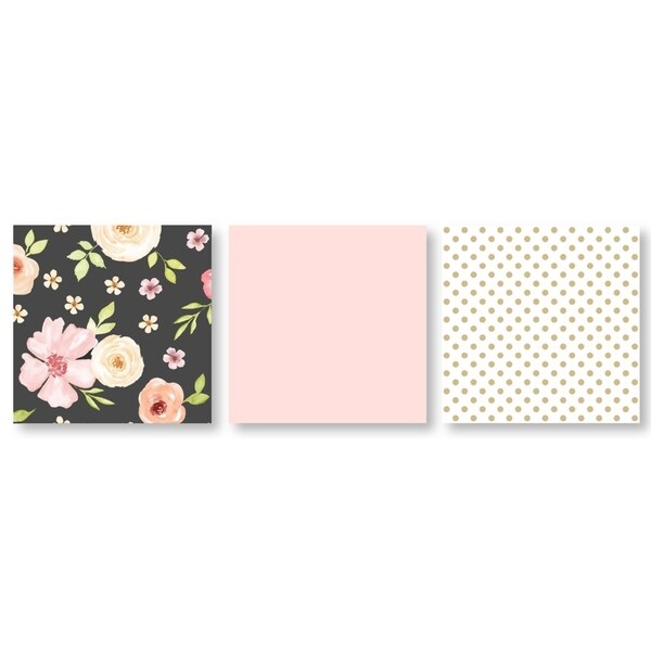 sweet jojo watercolor floral 4 piece