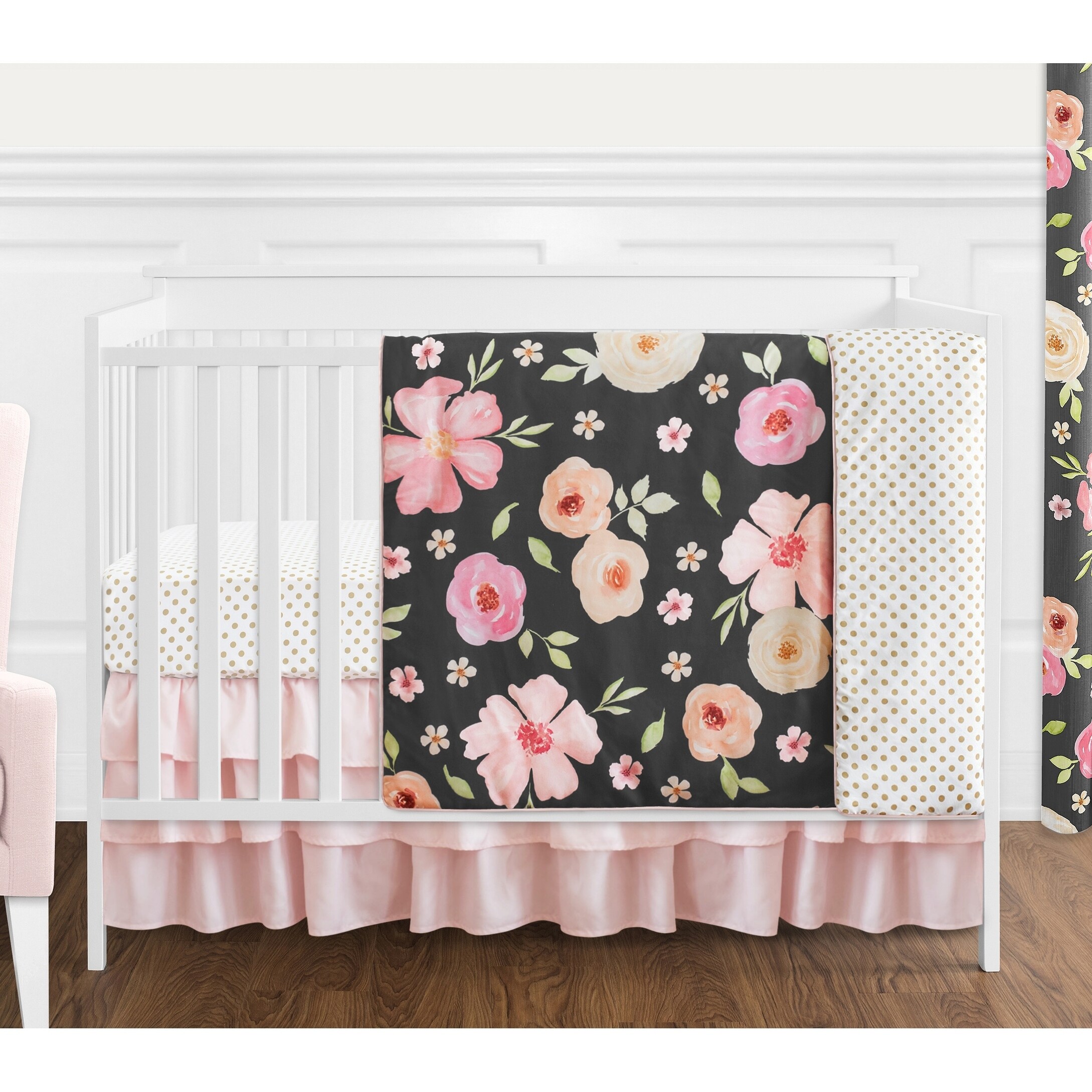sweet jojo watercolor floral 4 piece