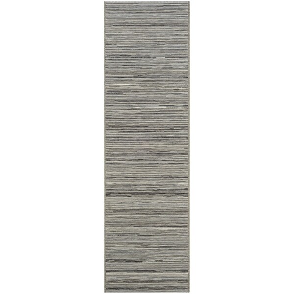 Vector Loft Light Brown Indoor/Outdoor Runner Rug - 2'3" x 11'9" Runner