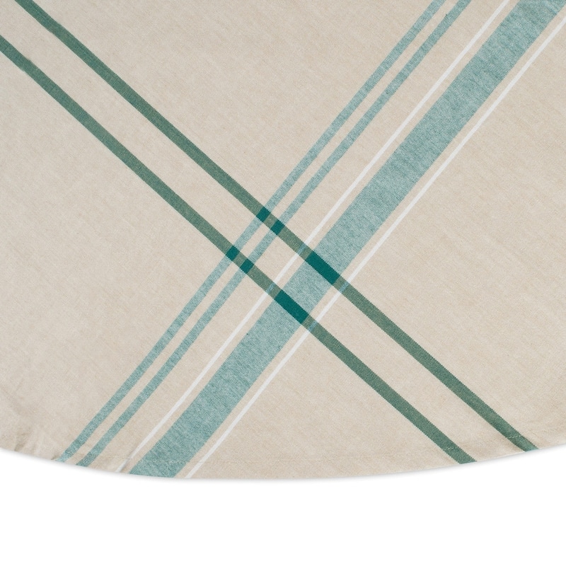 Design Imports French Stripe Cotton Kitchen Tablecloth
