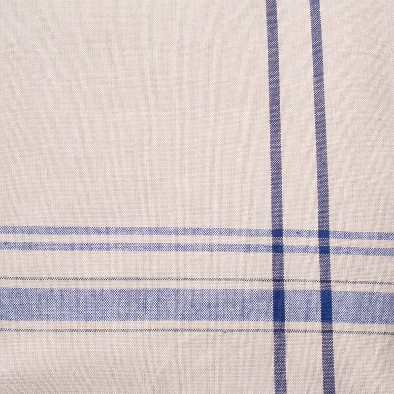 Design Imports French Stripe Cotton Kitchen Tablecloth
