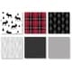 preview thumbnail 4 of 2, Sweet Jojo Designs Grey, Black and Red Woodland Plaid and Arrow Rustic Patch Collection Boy 4pc Twin-size Comforter Set