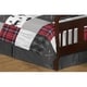 preview thumbnail 5 of 3, Sweet Jojo Designs Grey Black Red Woodland Plaid and Arrow Rustic Patch Collection Boy 5pc Toddler-size Comforter Set