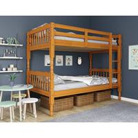 Arlington Solid Wood Twin Over Twin Bunk Bed by Palace Imports