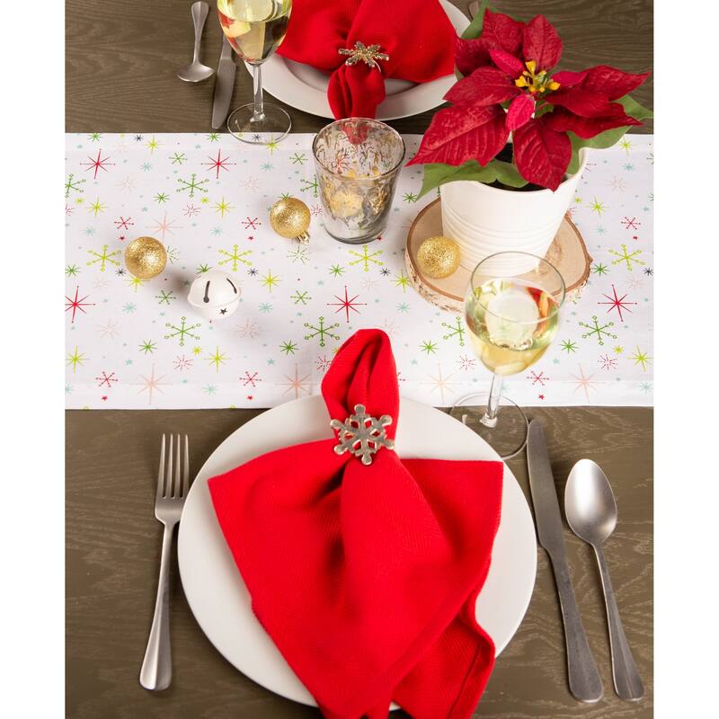 Design Imports Cozy Christmas Plaid Kitchen Tablecloth