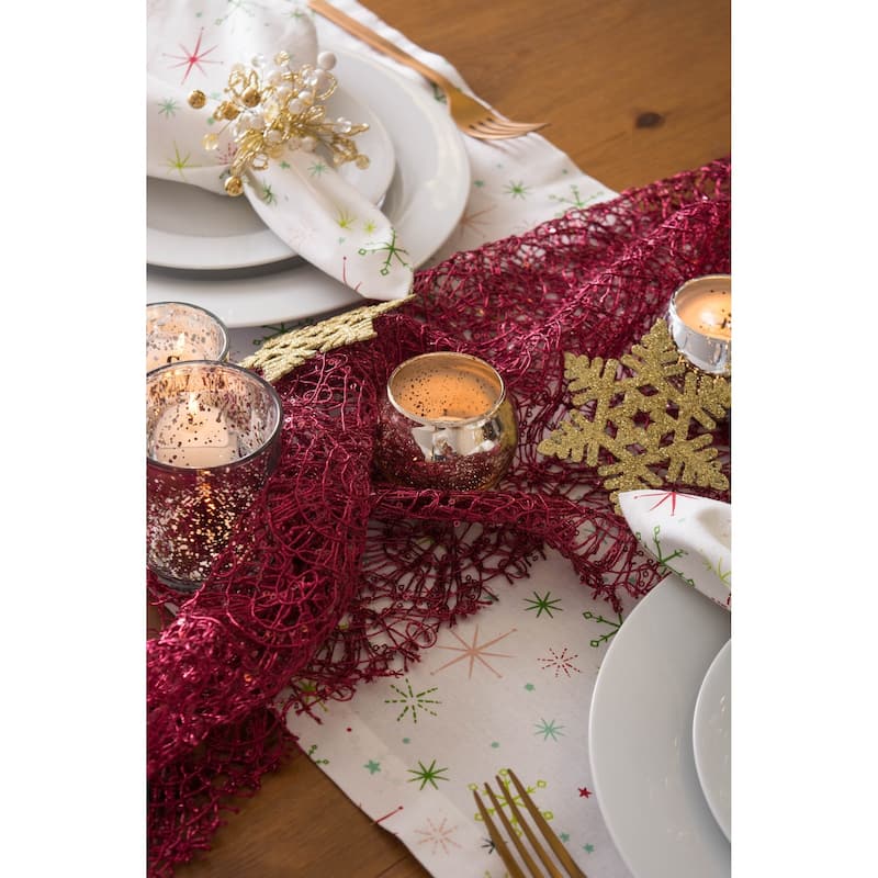 Design Imports Cozy Christmas Plaid Kitchen Tablecloth